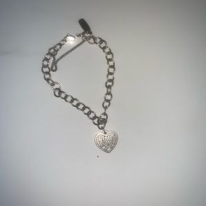 James Avery silver charm bracelet with charm